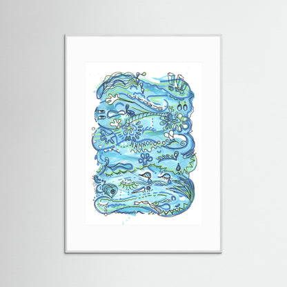 Art Print: Waves of Sorrow