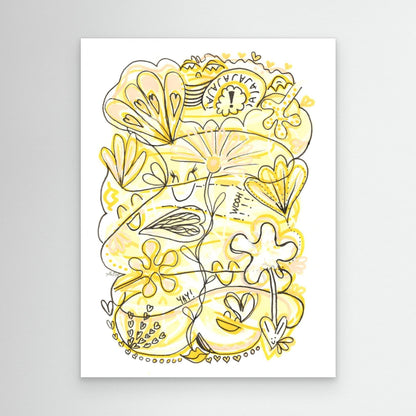 Canvas Print: Waves of Happiness