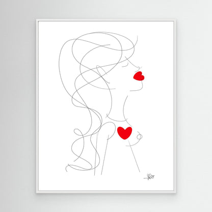 Canvas Print: Peace of Her (WW)