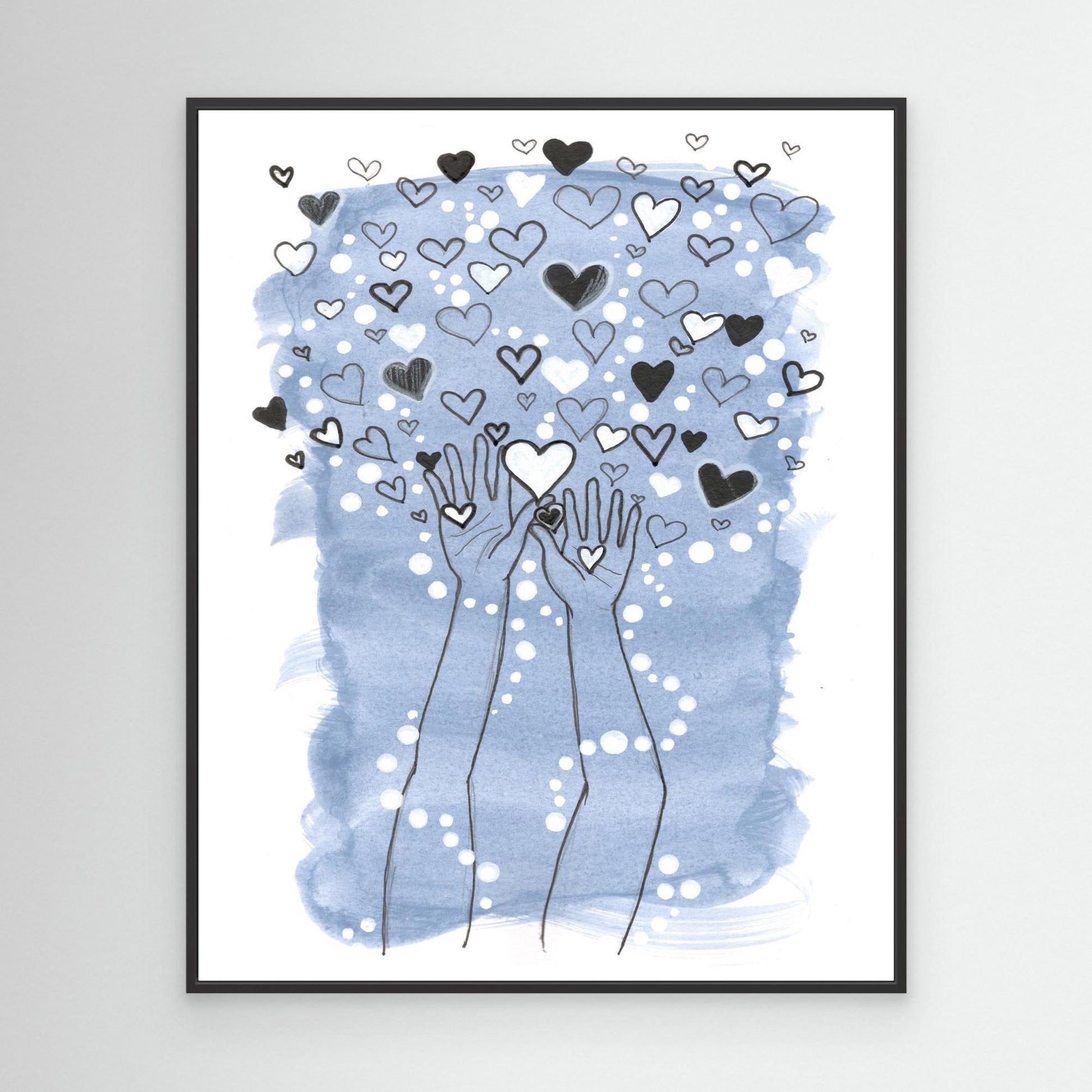 Canvas Print: Hold The Love (WW)