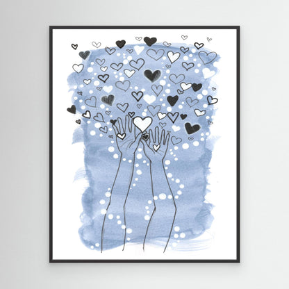 Canvas Print: Hold The Love (WW)