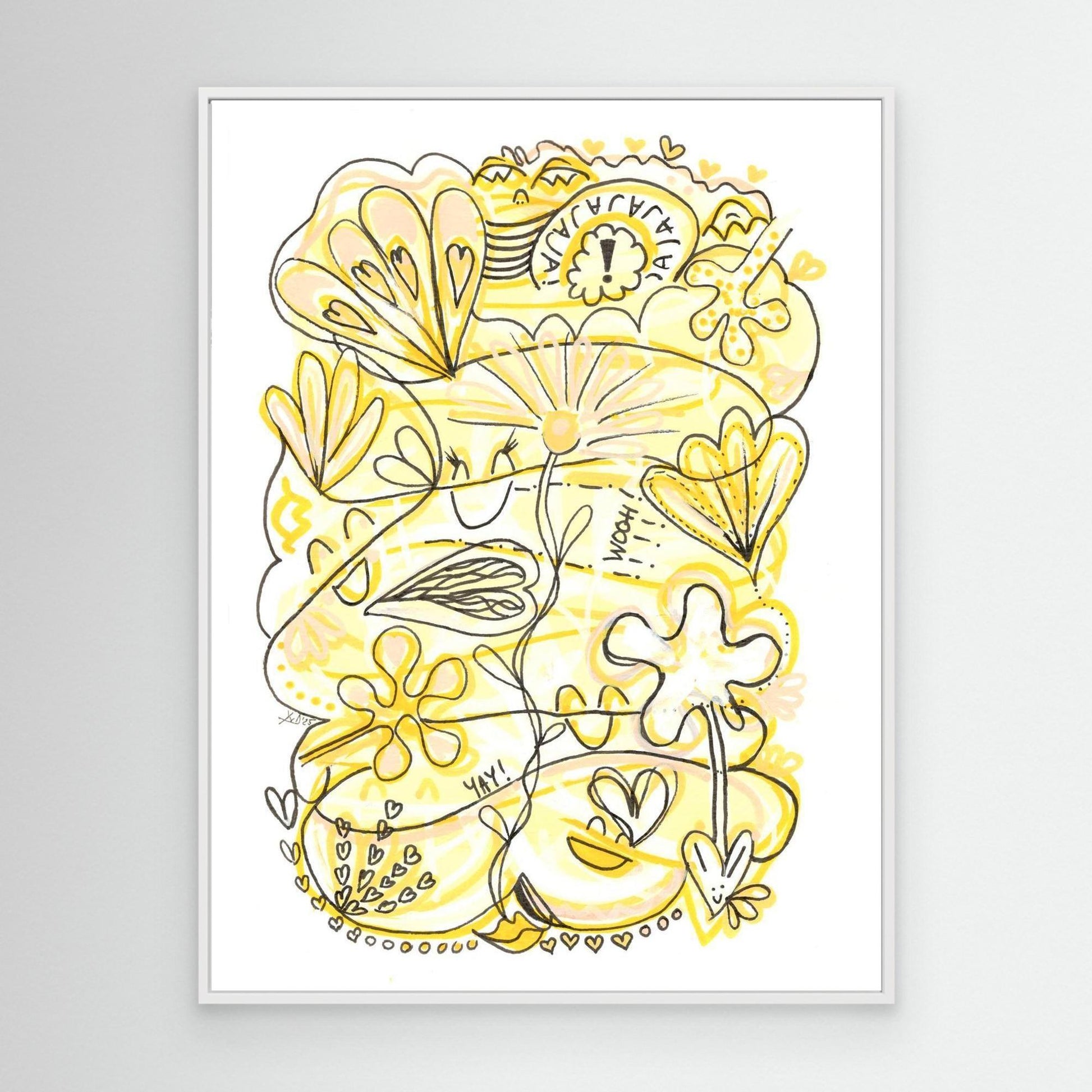 Canvas Print: Waves of Happiness