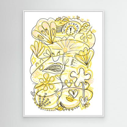 Canvas Print: Waves of Happiness