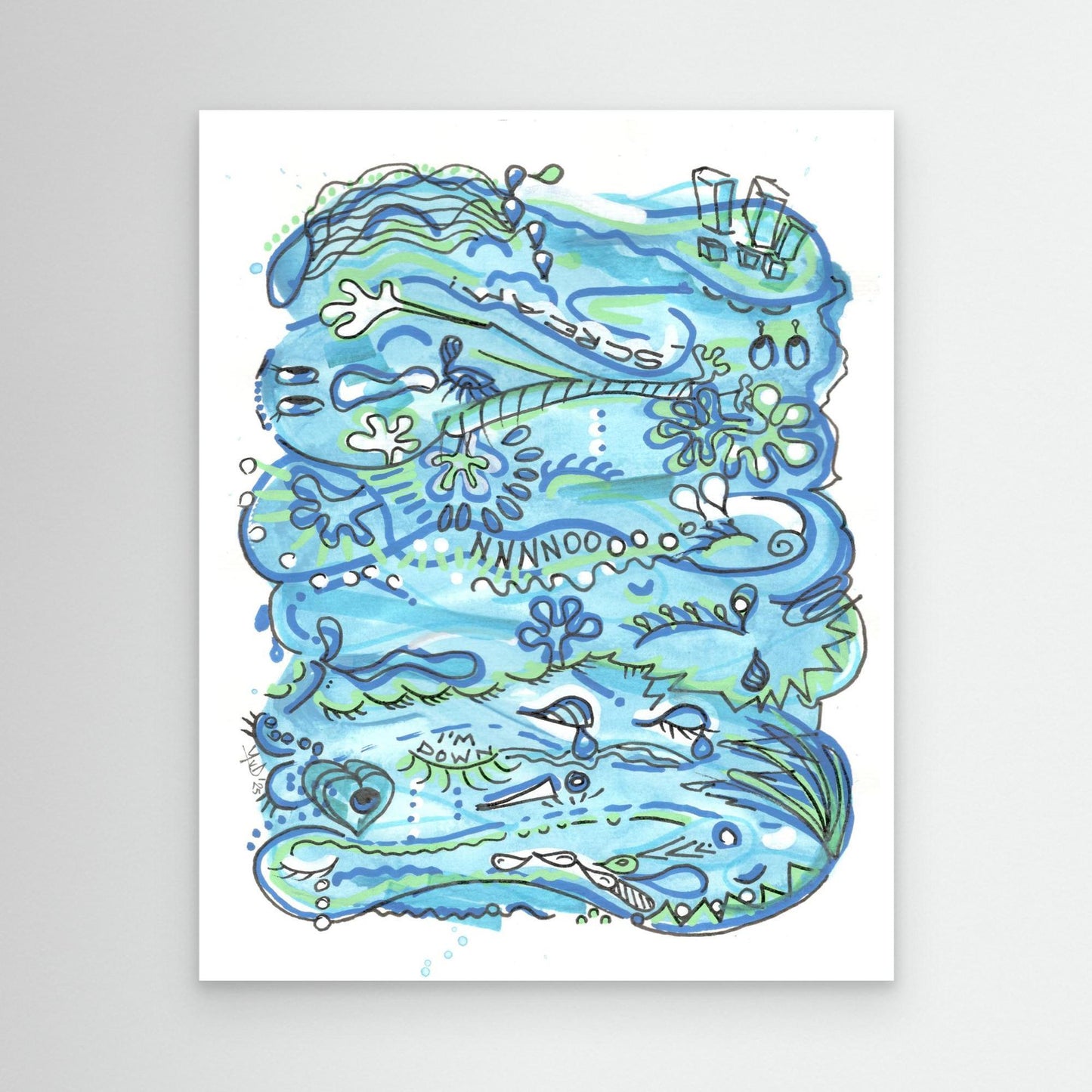 Canvas Print: Waves of Love (WW)