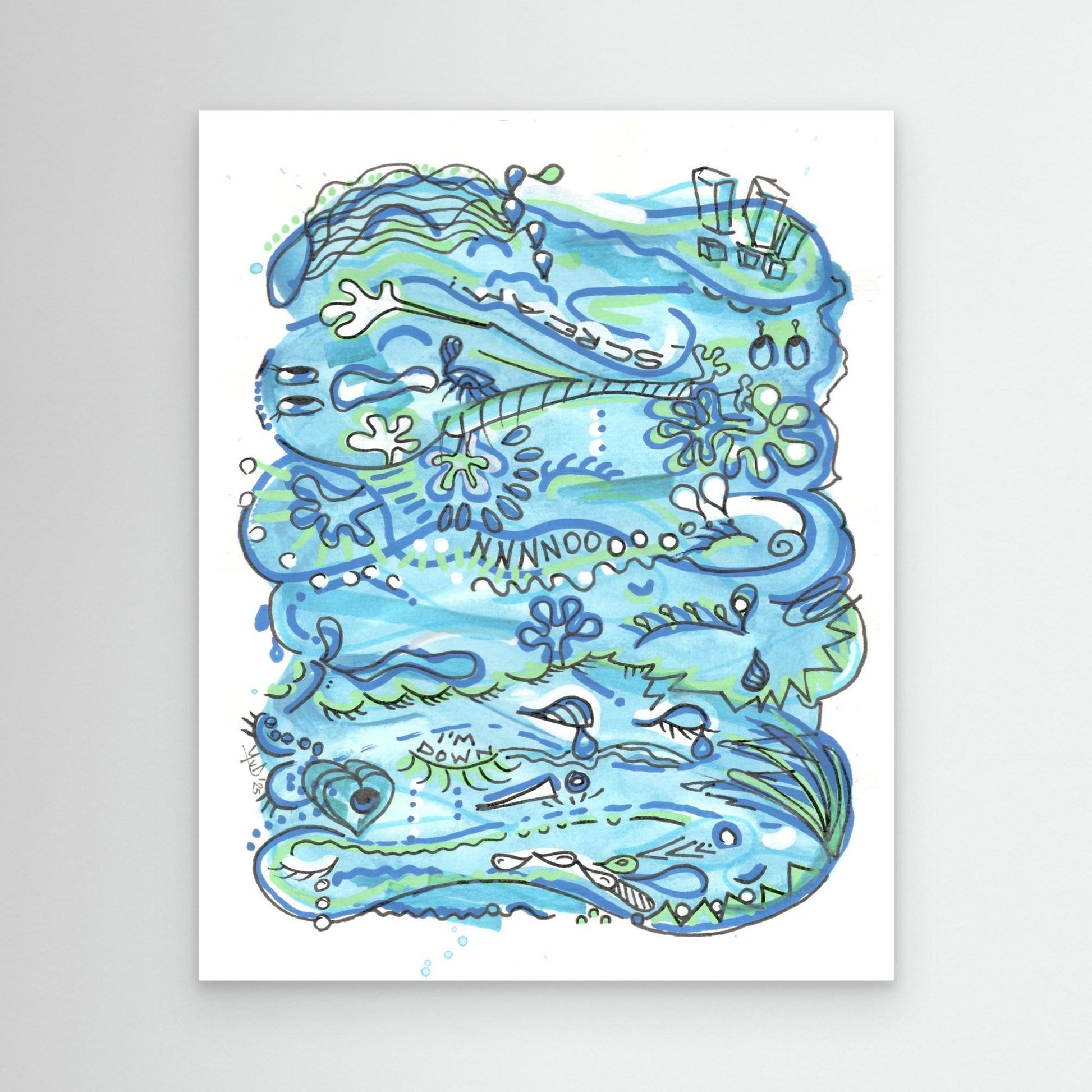 Canvas Print: Waves of Love (WW)