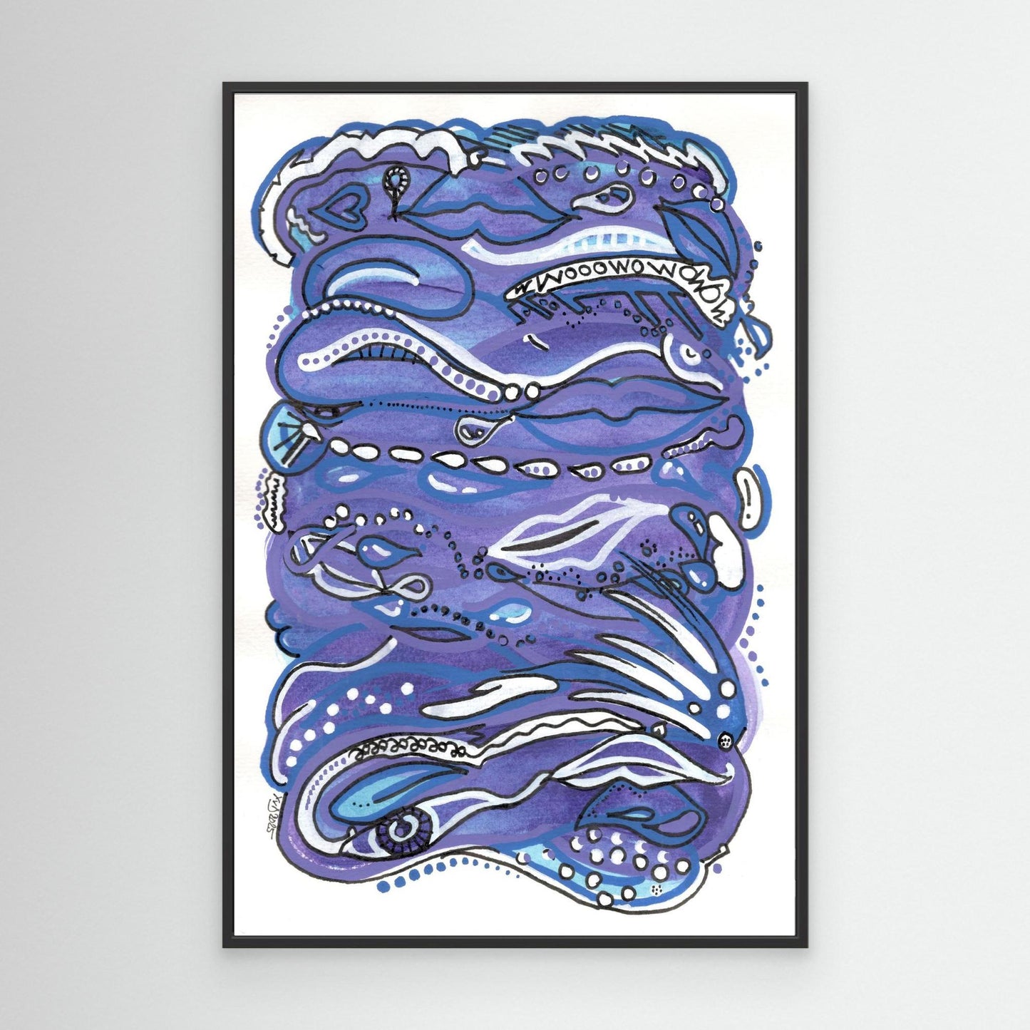 Canvas Print: Waves of Lust