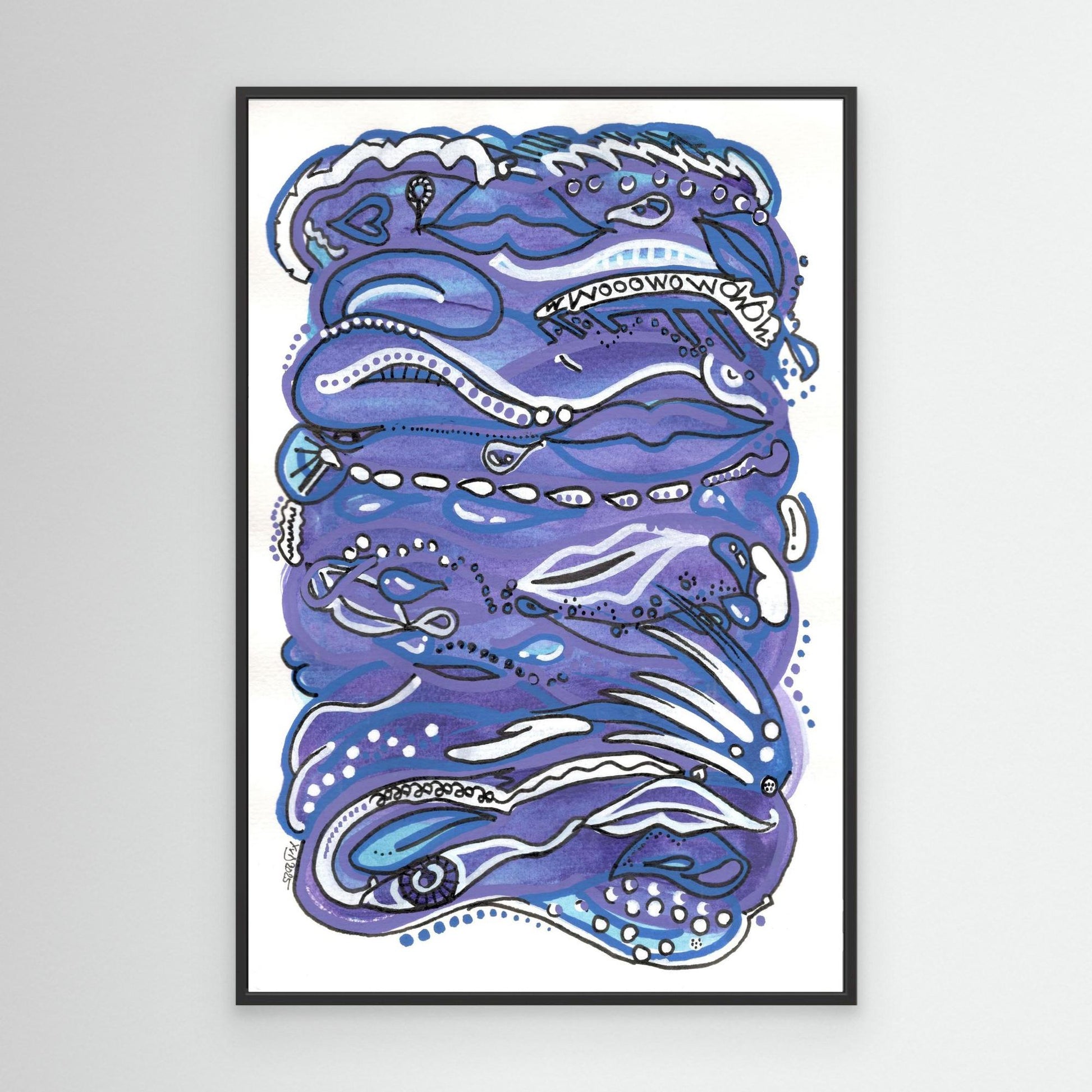 Canvas Print: Waves of Lust