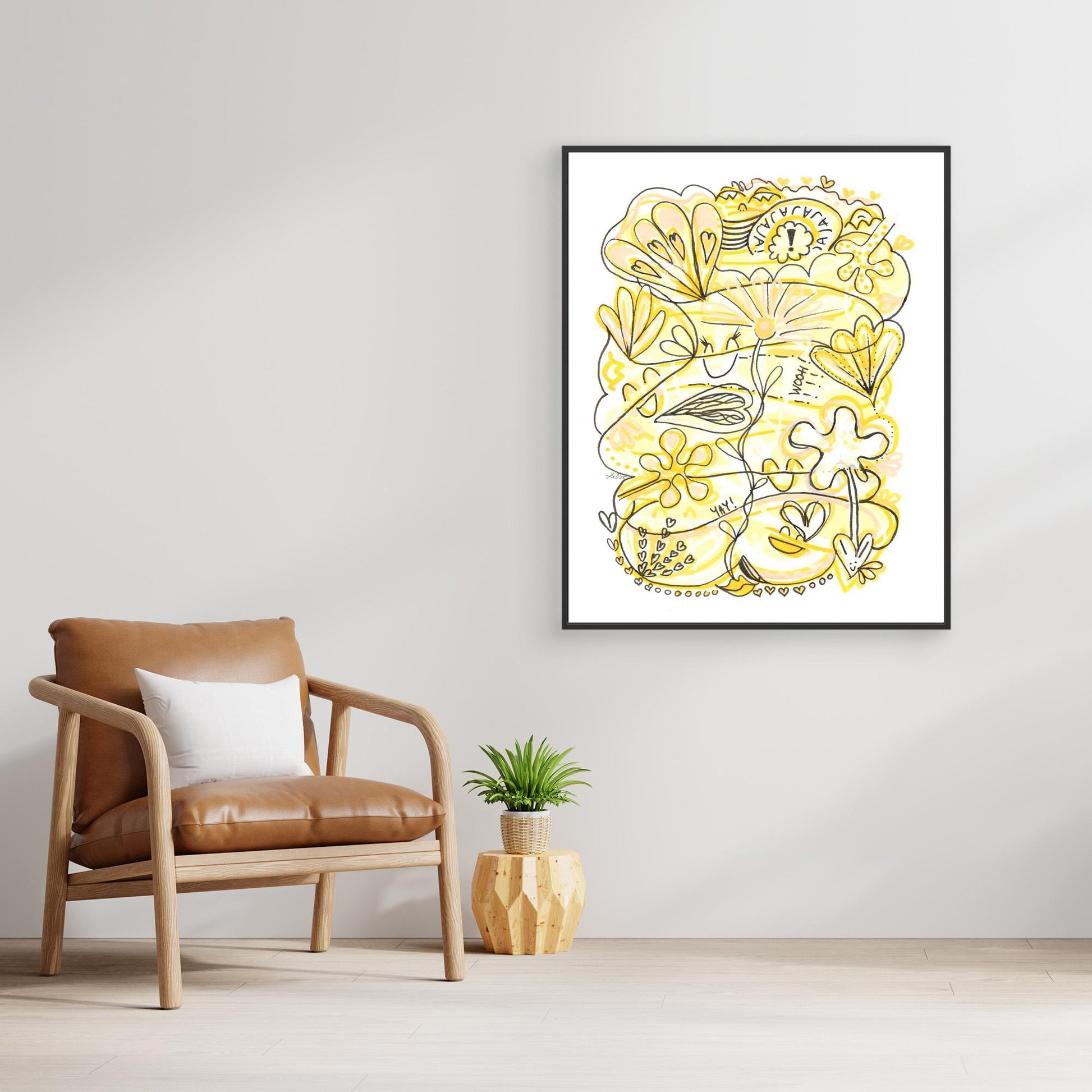Canvas Print: Waves of Happiness (WW)