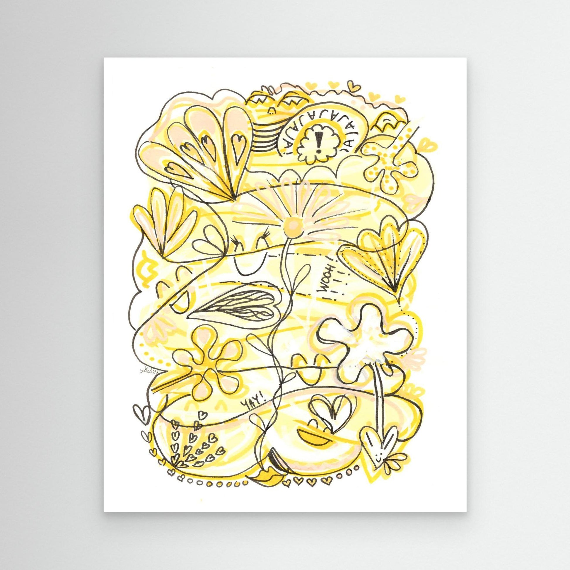 Canvas Print: Waves of Happiness (WW)