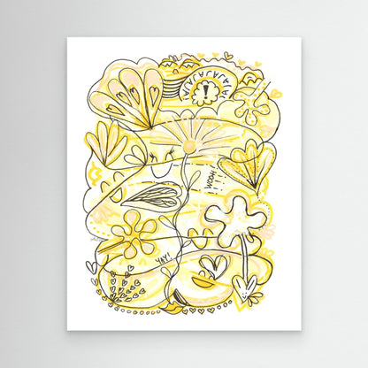 Canvas Print: Waves of Happiness (WW)