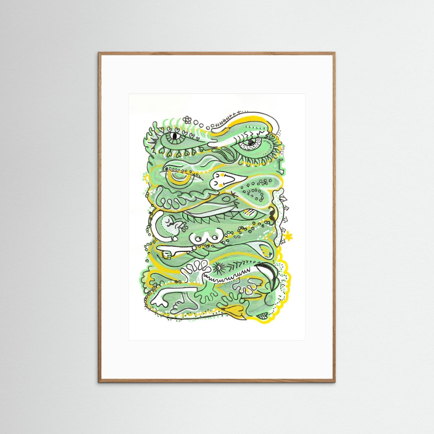 Art Print: Waves of Humanity