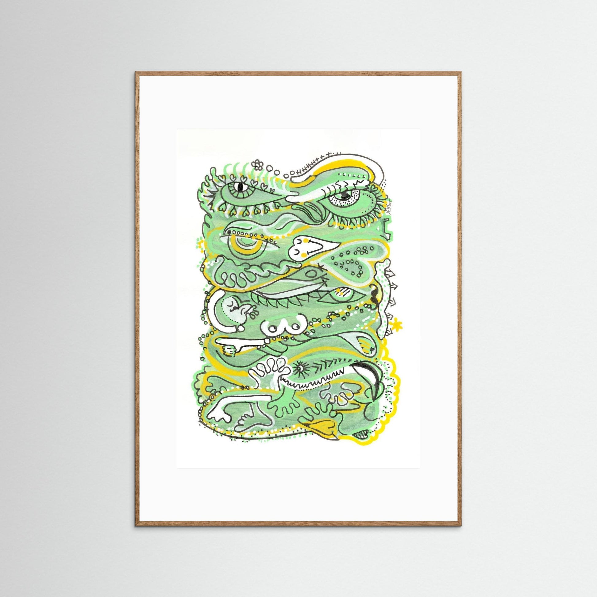 Art Print: Waves of Humanity