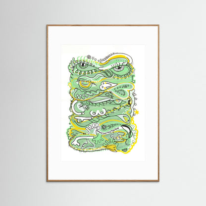 Art Print: Waves of Humanity