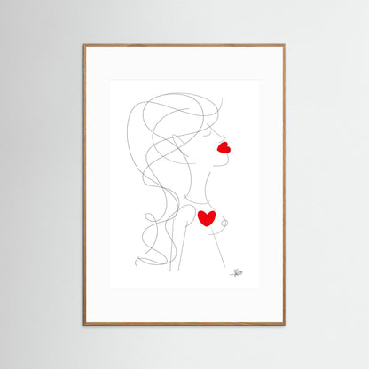 Art Print: Peace of Her