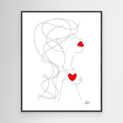 Canvas Print: Peace of Her (WW)