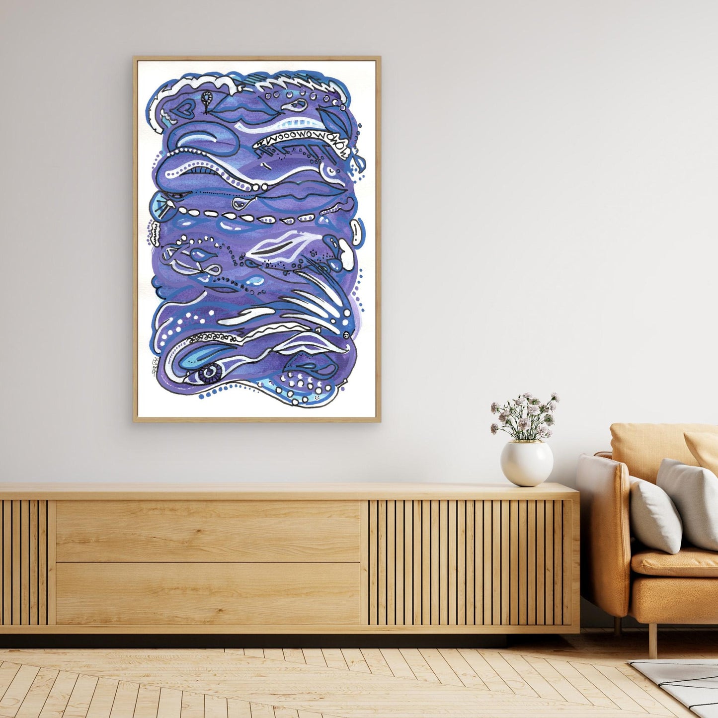 Canvas Print: Waves of Lust