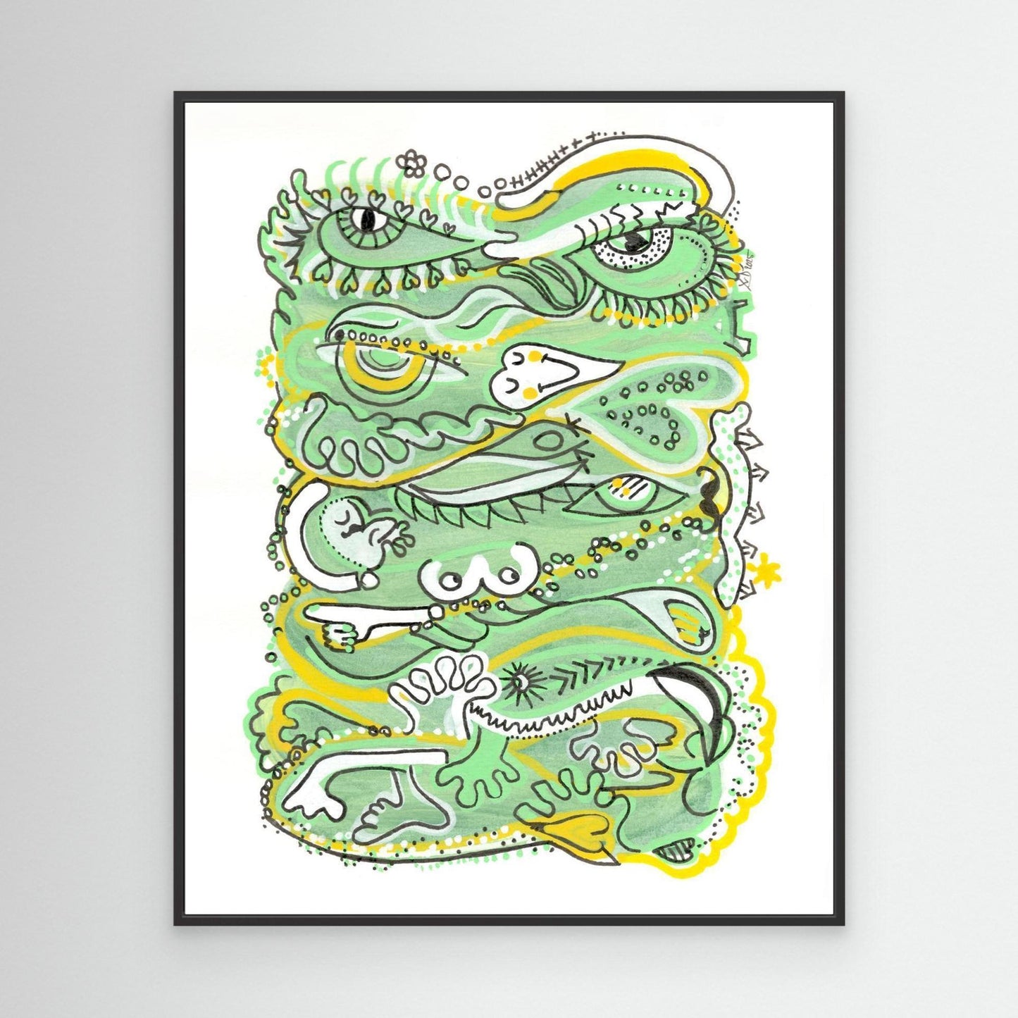 Canvas Print: Waves of Humanity (WW)