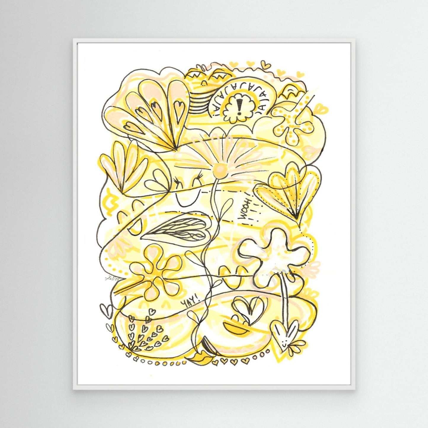 Canvas Print: Waves of Happiness (WW)