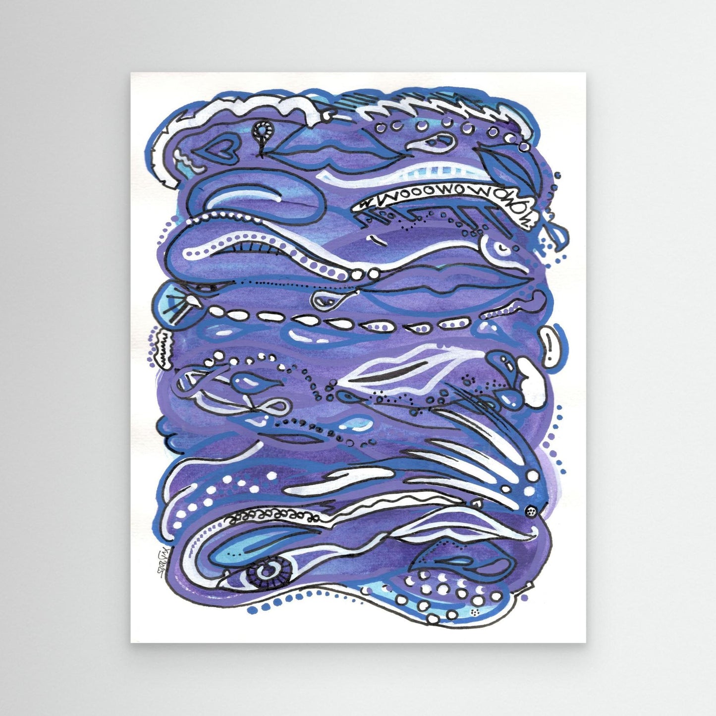 Canvas Print: Waves of Lust (WW)