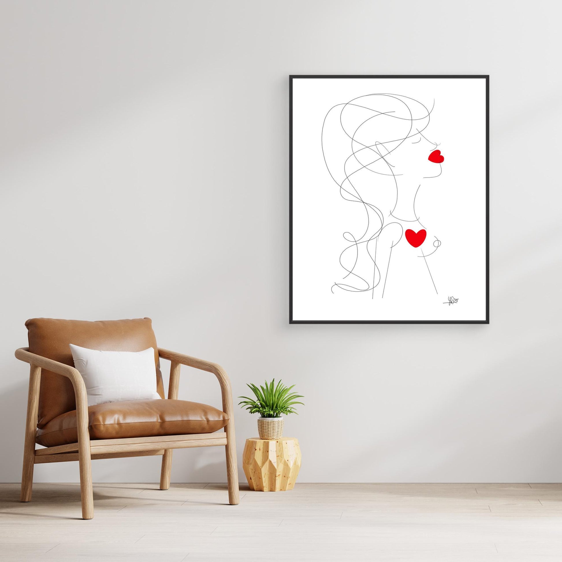 Canvas Print: Peace of Her (WW)