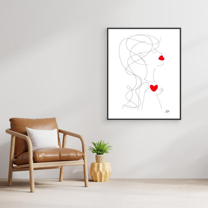 Canvas Print: Peace of Her (WW)