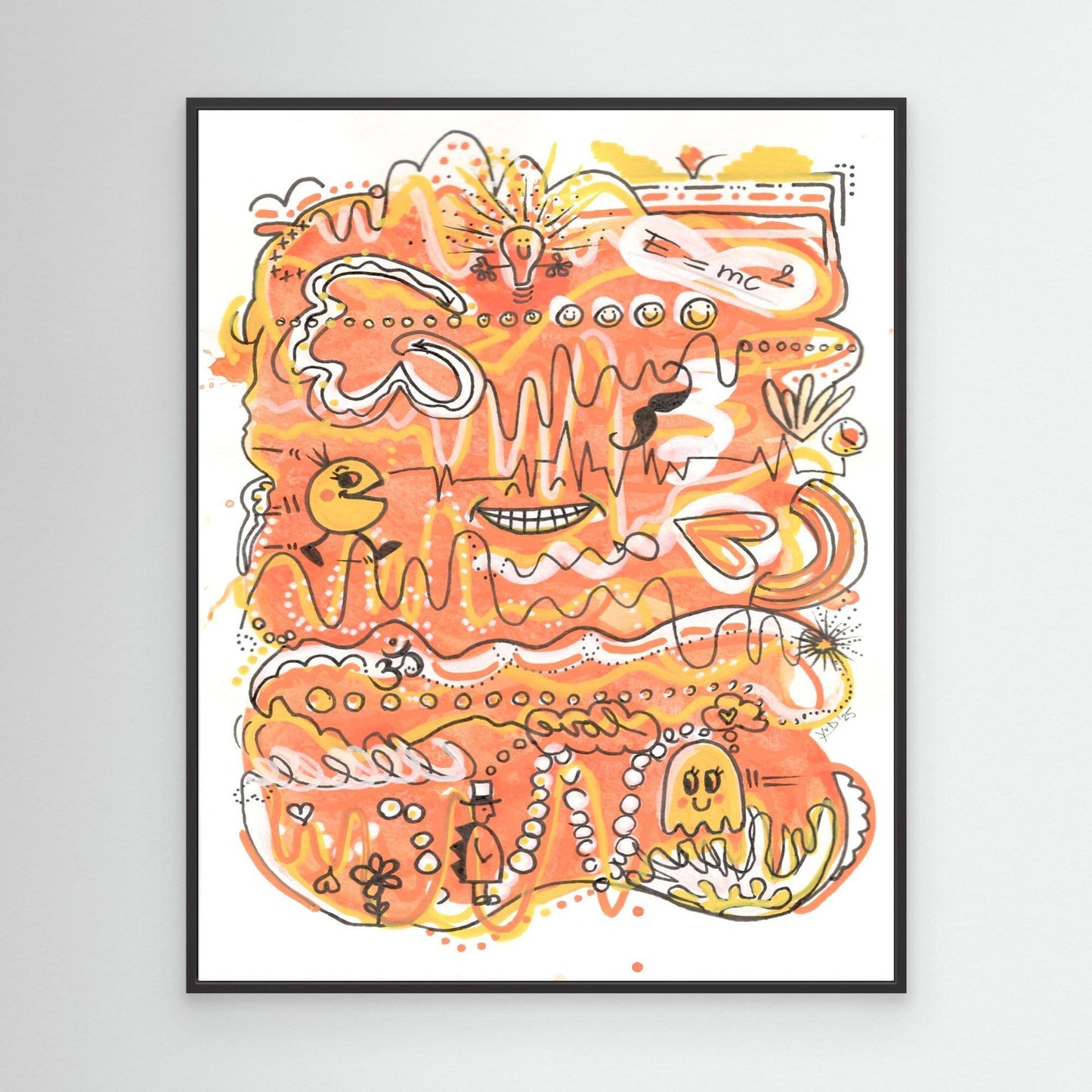 Canvas Print: Waves of Energy (WW)