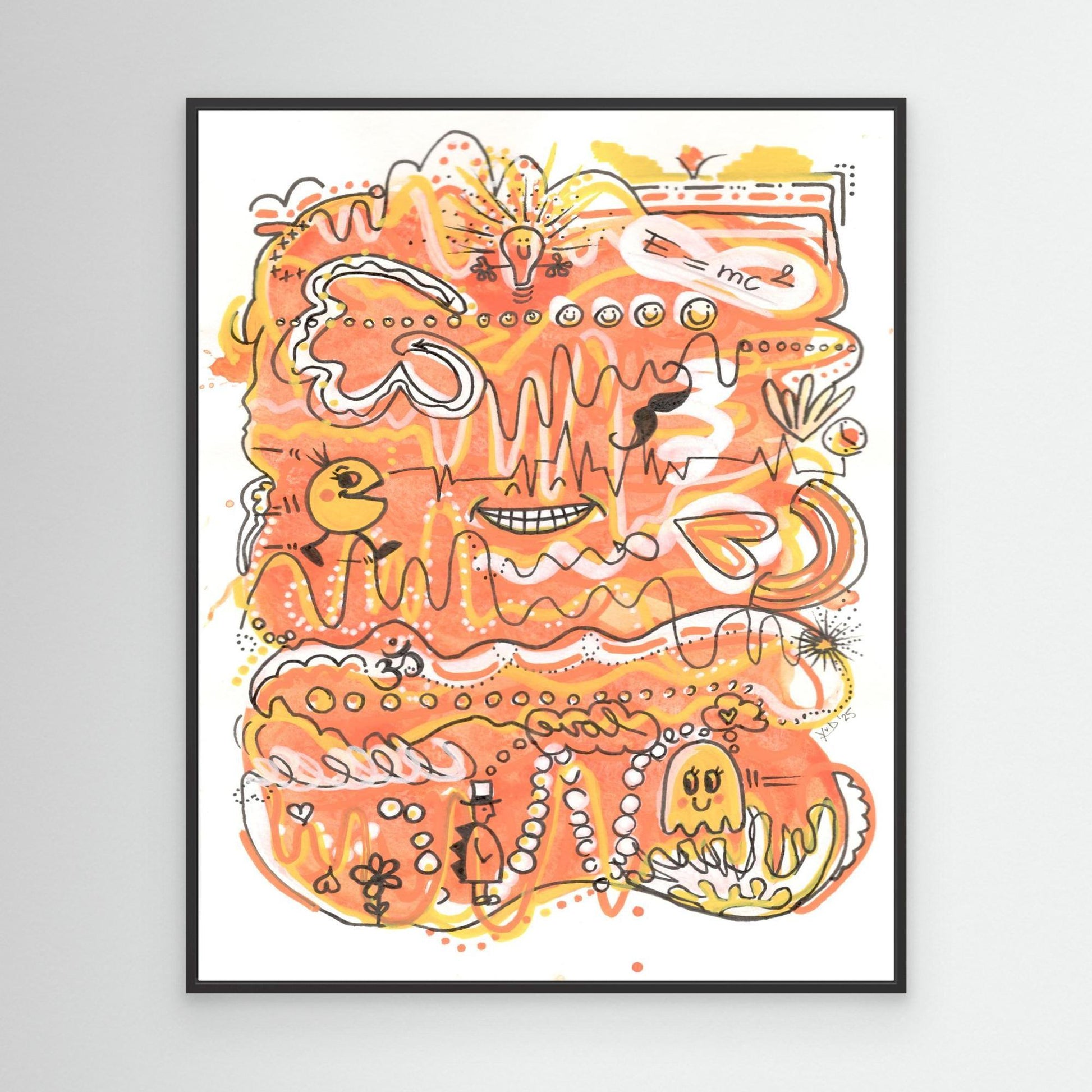 Canvas Print: Waves of Energy (WW)