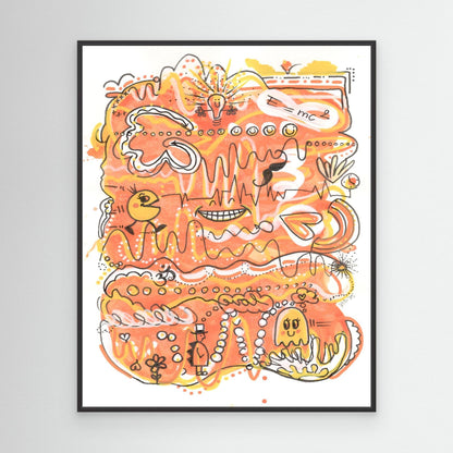 Canvas Print: Waves of Energy (WW)