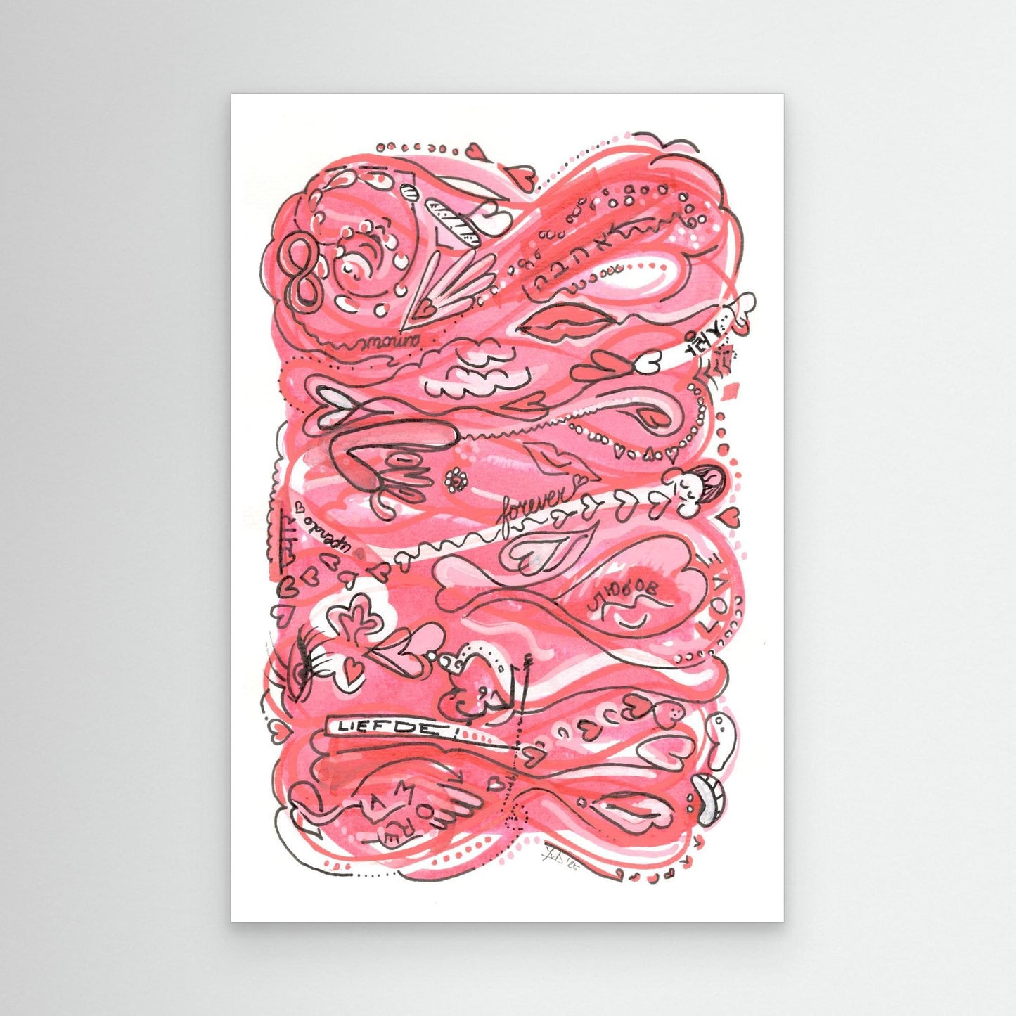 Canvas Print: Waves of Love