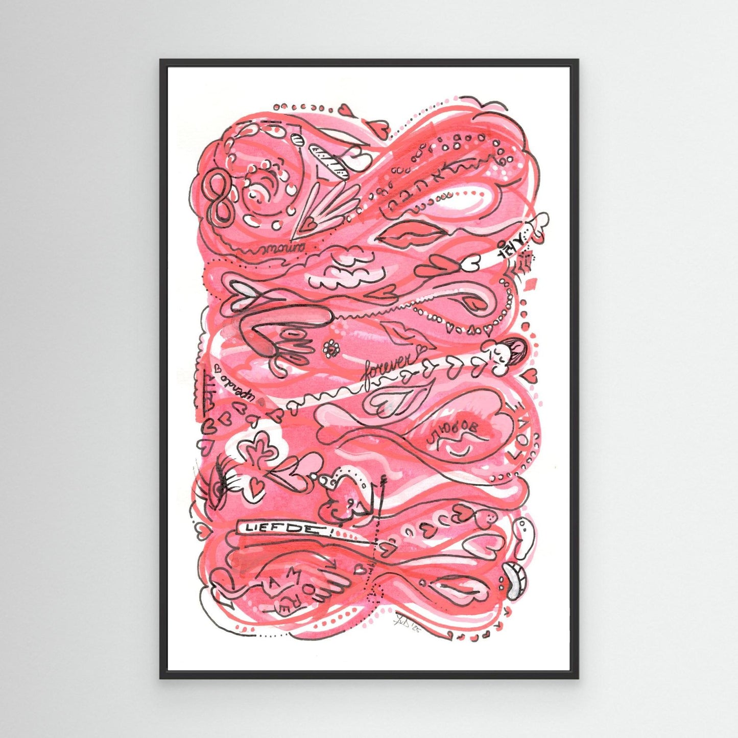 Canvas Print: Waves of Love