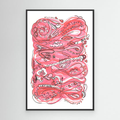 Canvas Print: Waves of Love