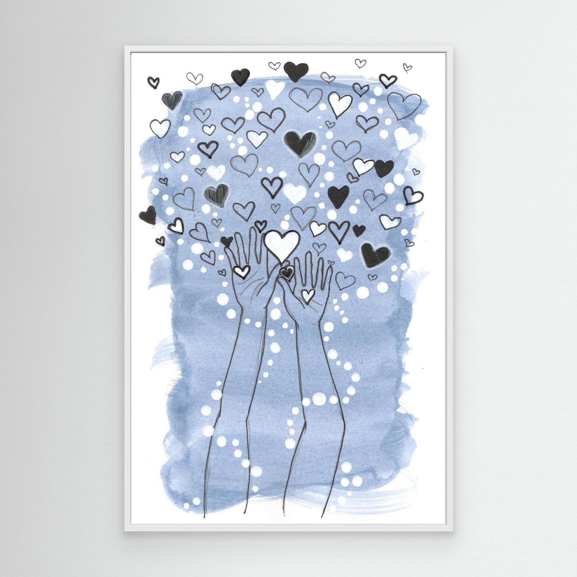 Canvas Print: Hold The Love