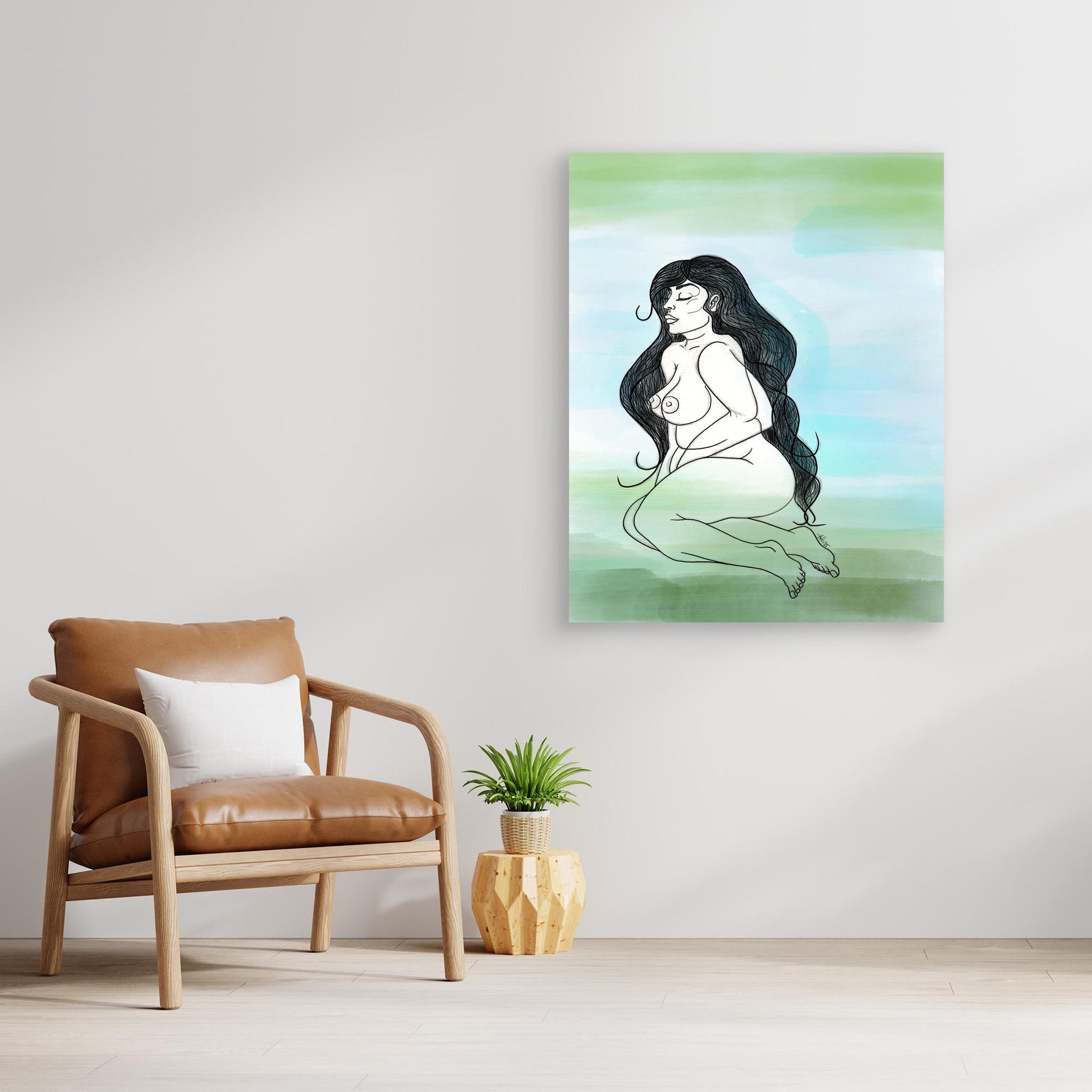 Canvas Print: She Curves (WW)
