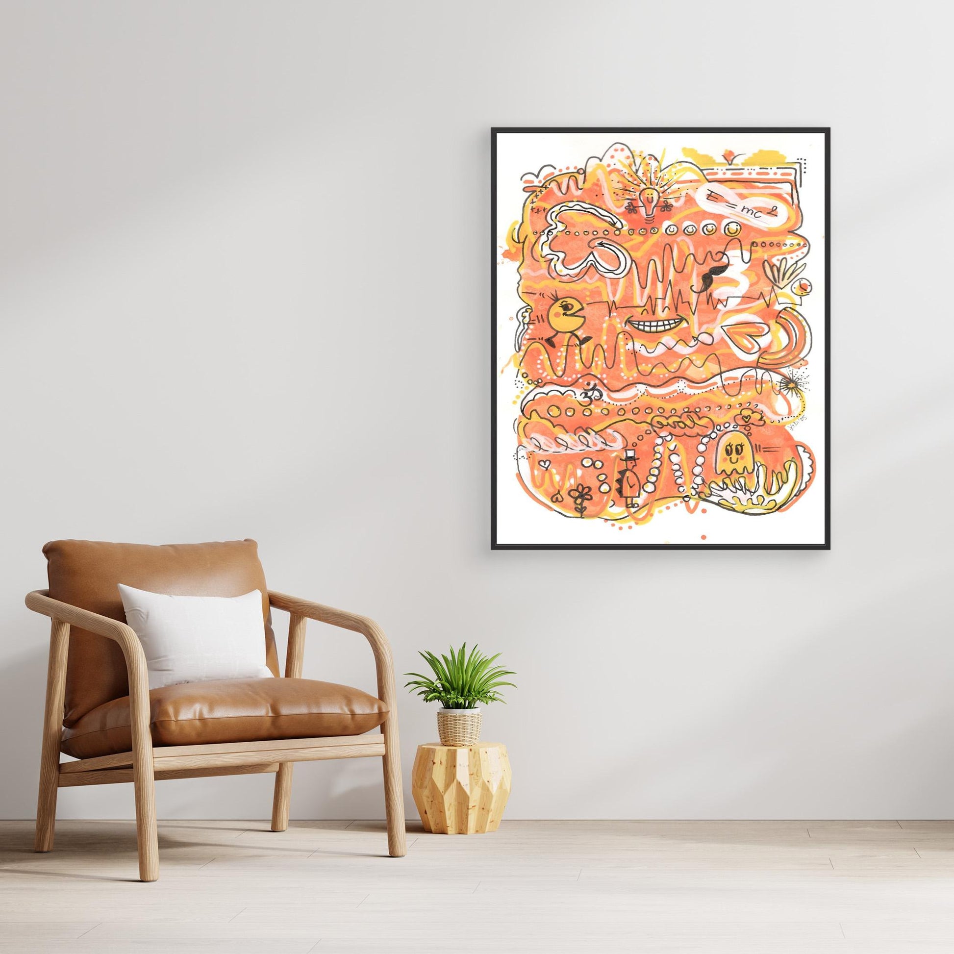 Canvas Print: Waves of Energy (WW)