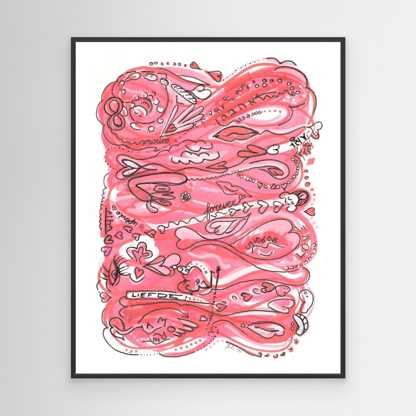 Canvas Print: Waves of Love (WW)