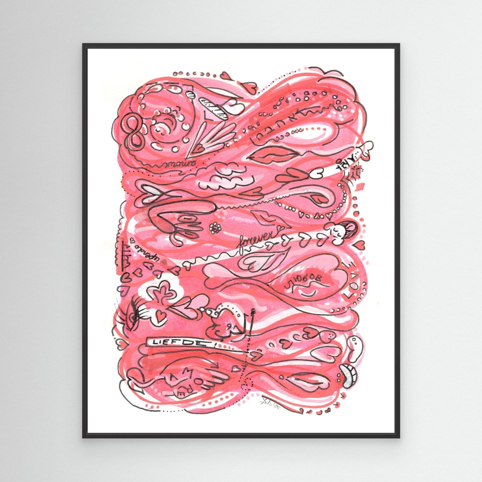 Canvas Print: Waves of Love (WW)