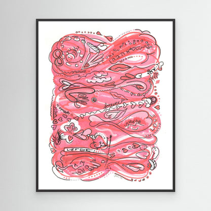 Canvas Print: Waves of Love (WW)