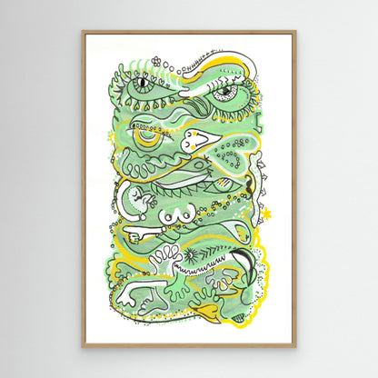 Canvas Print: Waves of Humanity