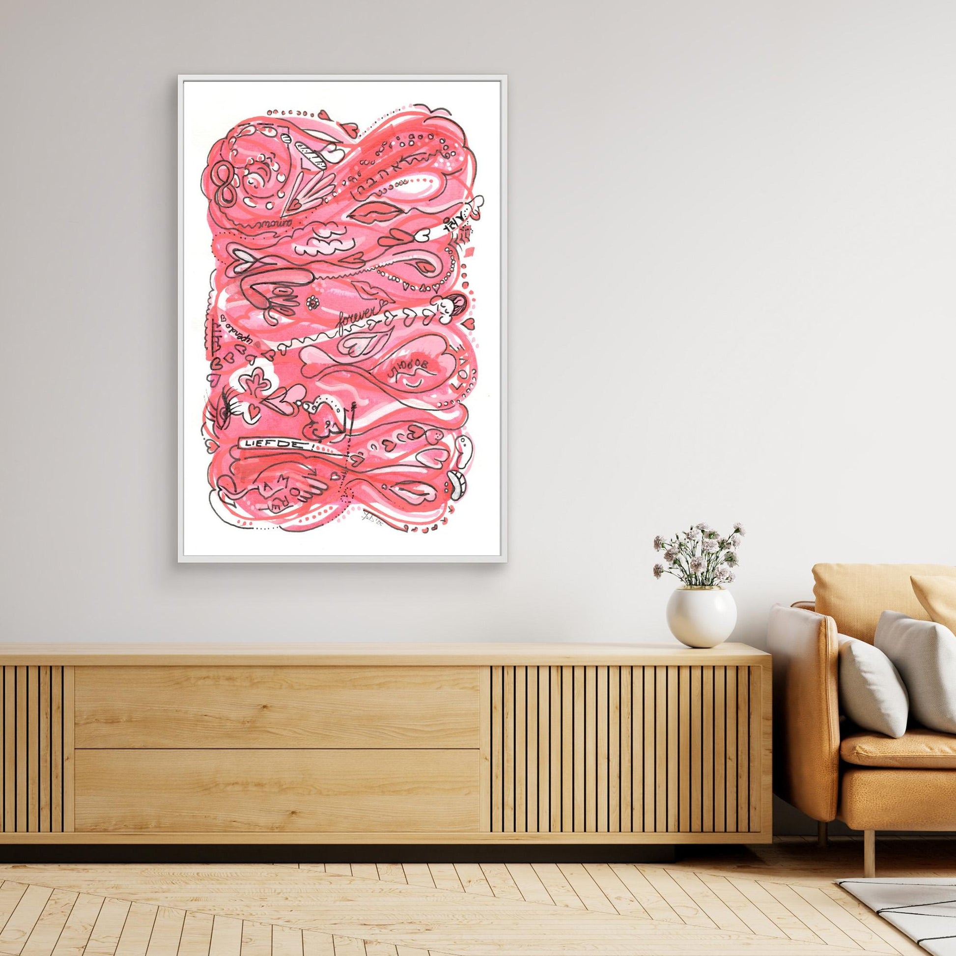 Canvas Print: Waves of Love