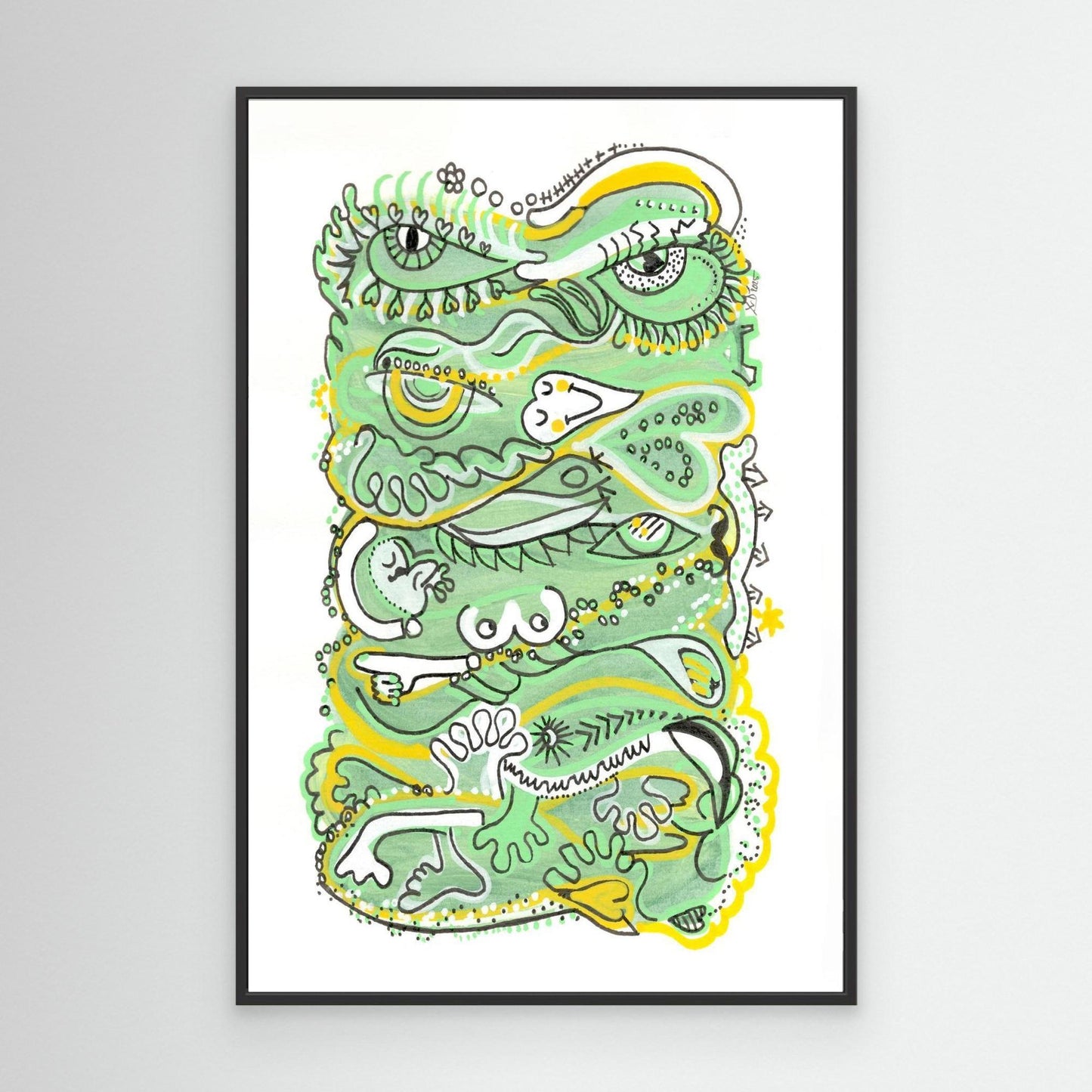 Canvas Print: Waves of Humanity