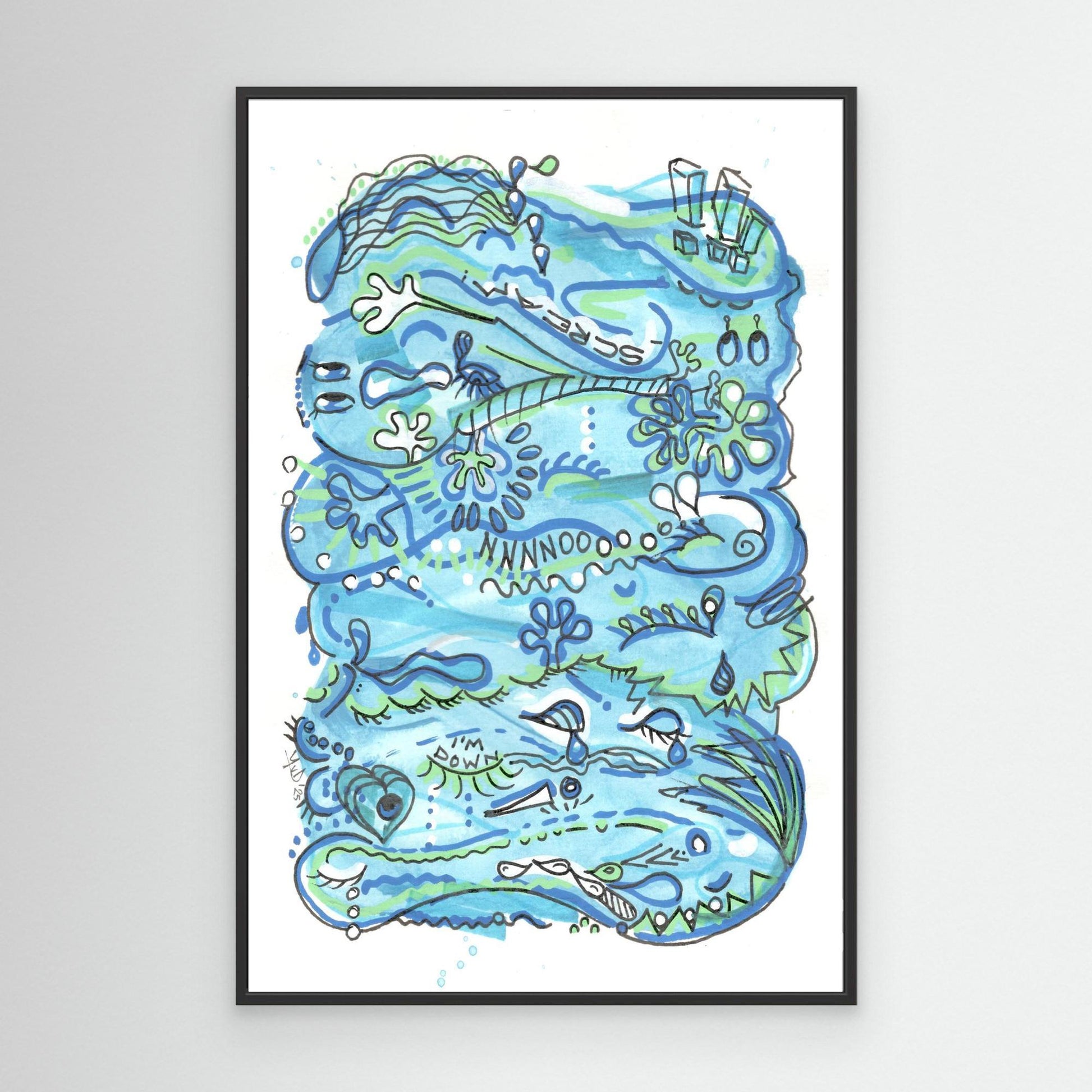 Canvas Print: Waves of Sorrow