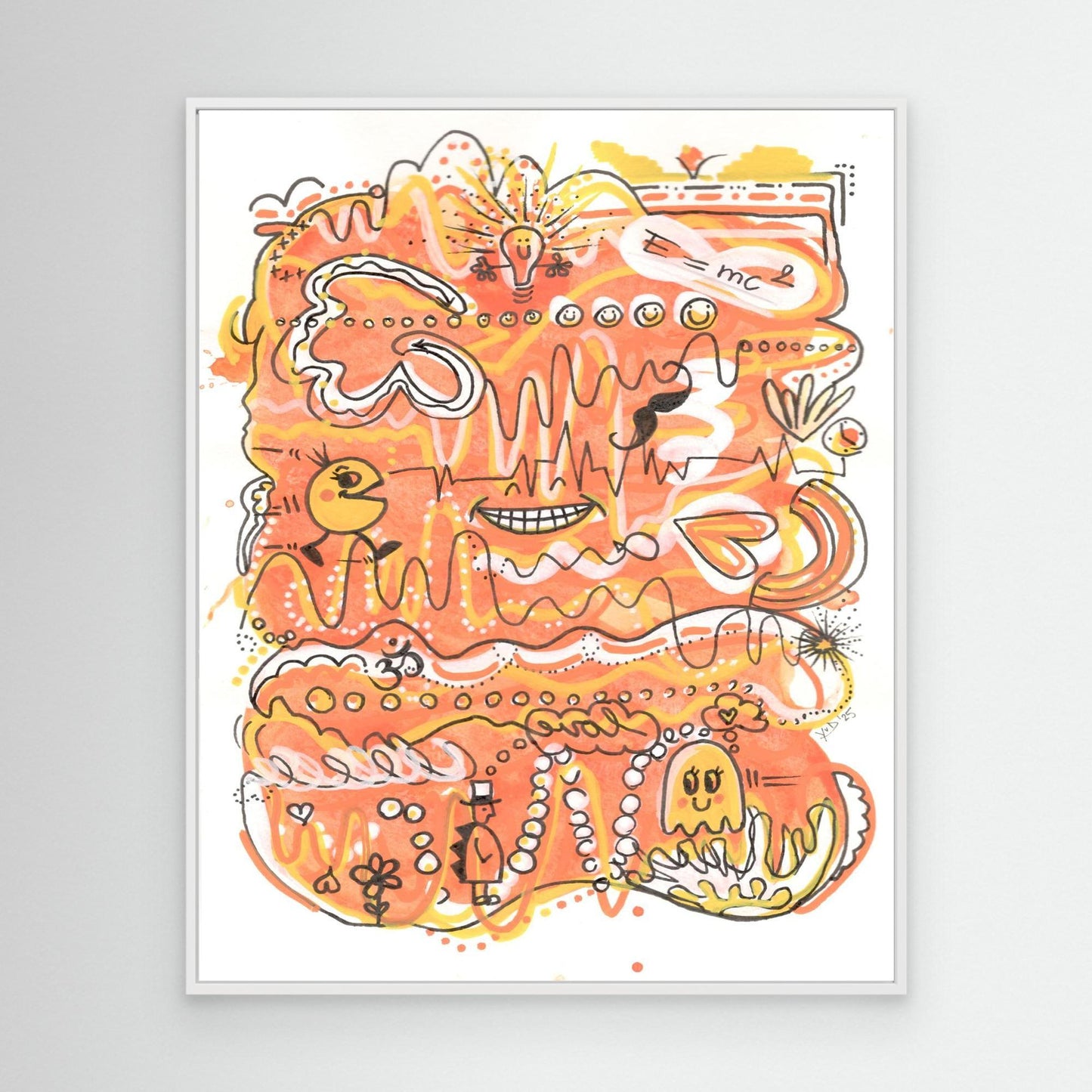 Canvas Print: Waves of Energy (WW)