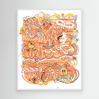 Canvas Print: Waves of Energy (WW)