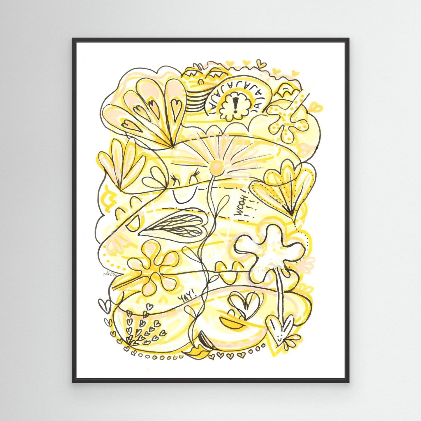 Canvas Print: Waves of Happiness (WW)