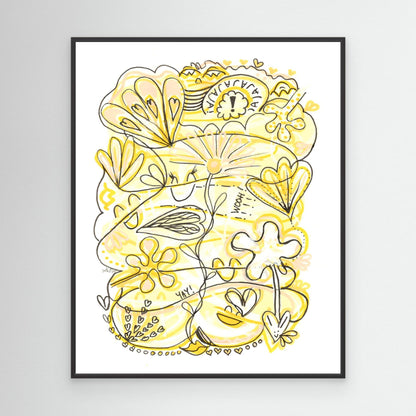 Canvas Print: Waves of Happiness (WW)